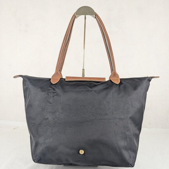 Longchamp Le Pliage Nylon Tote Bag Black – Authentic, Used, Fast Shipping Deal! - Picture 2 of 16